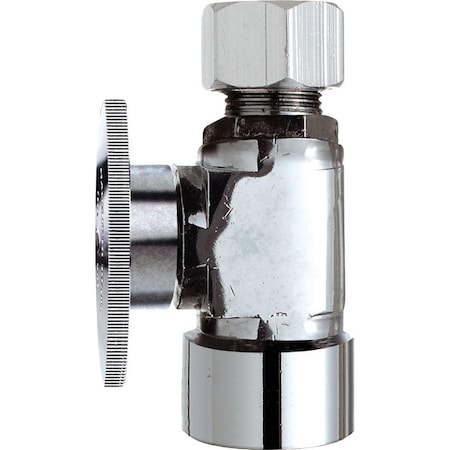 All-Source 3/8 In. FIP x 3/8 In. OD Quarter Turn Straight Valve 456403